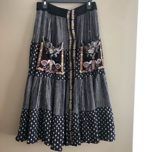 Zara Embroidered Skirt